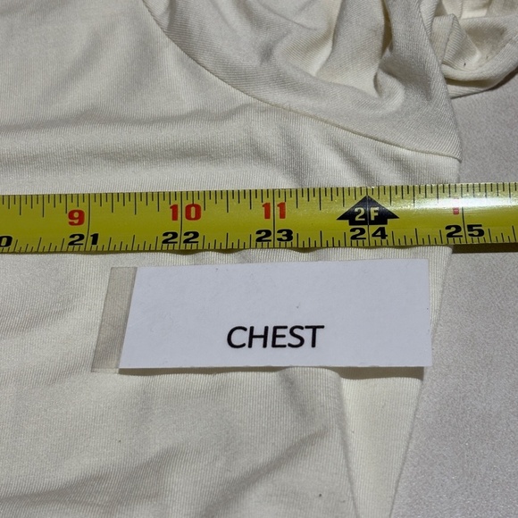 Talbots Long Sleeve Knit 2-Layer Top Blouse 2X Ruched Office Modest Minimalist - Picture 10 of 12